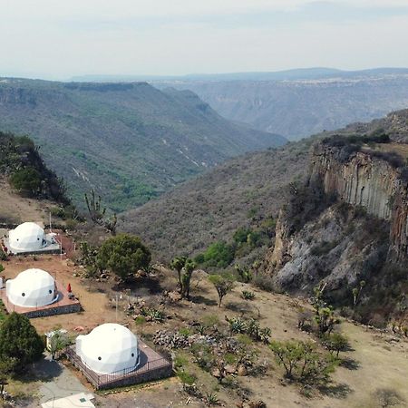 El Gato Glamping Con Vista A Prismas Basalticos Hotell Huasca de Ocampo Exteriör bild
