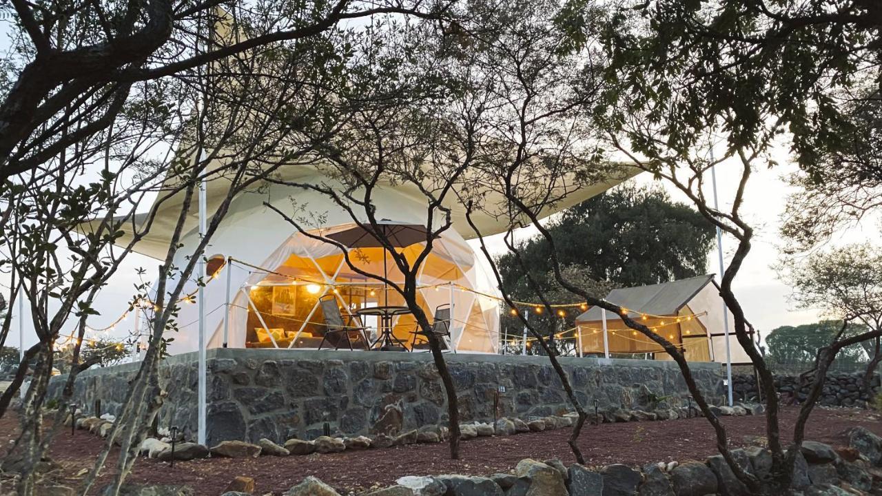 El Gato Glamping Con Vista A Prismas Basalticos Hotell Huasca de Ocampo Exteriör bild