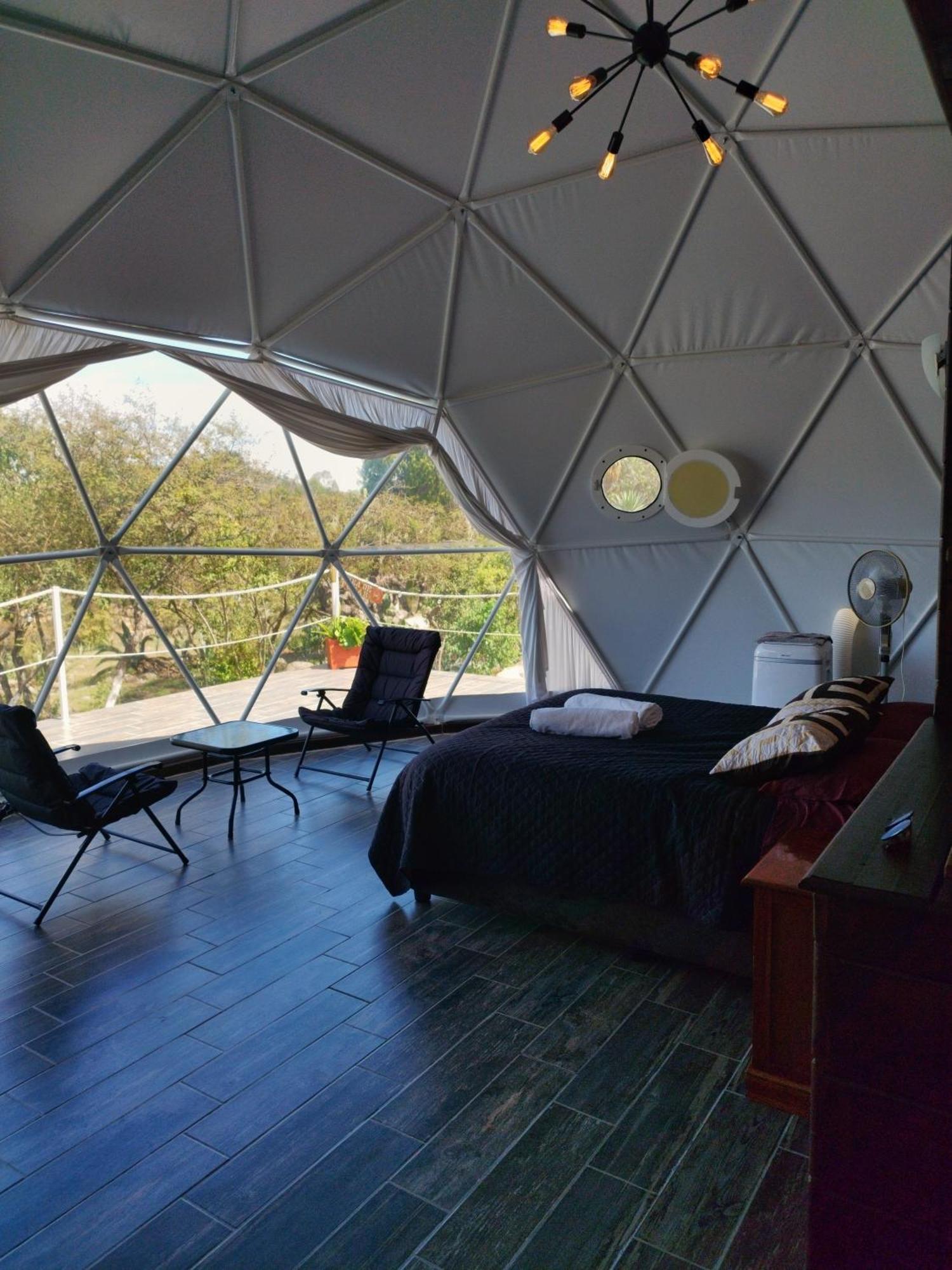 El Gato Glamping Con Vista A Prismas Basalticos Hotell Huasca de Ocampo Exteriör bild