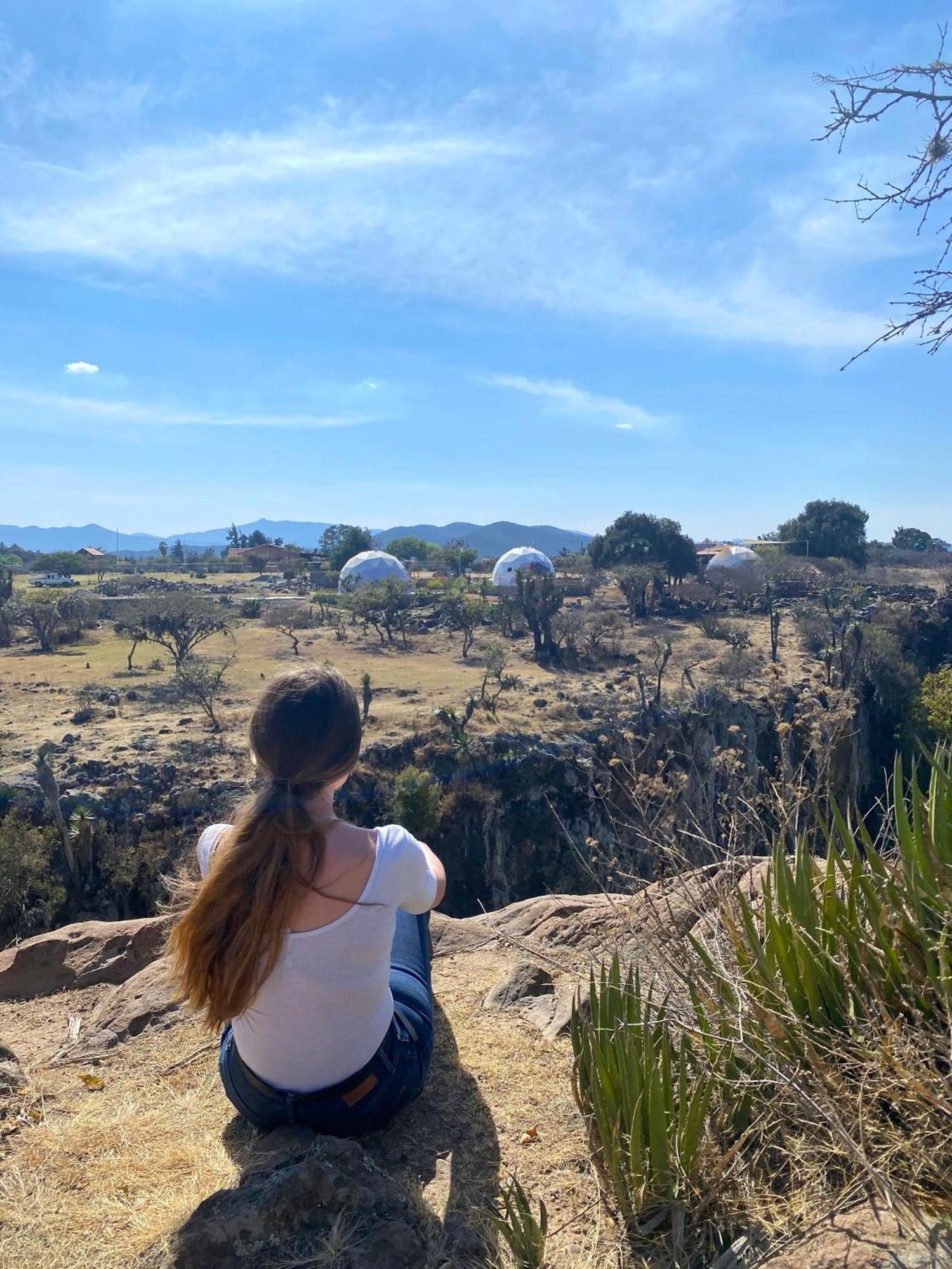 El Gato Glamping Con Vista A Prismas Basalticos Hotell Huasca de Ocampo Exteriör bild
