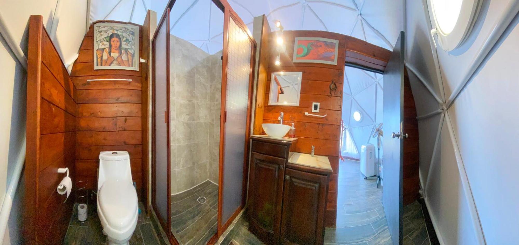 El Gato Glamping Con Vista A Prismas Basalticos Hotell Huasca de Ocampo Exteriör bild