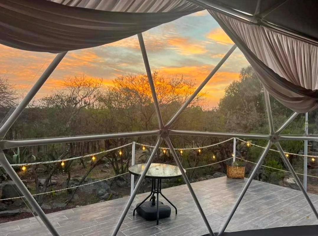 El Gato Glamping Con Vista A Prismas Basalticos Hotell Huasca de Ocampo Exteriör bild