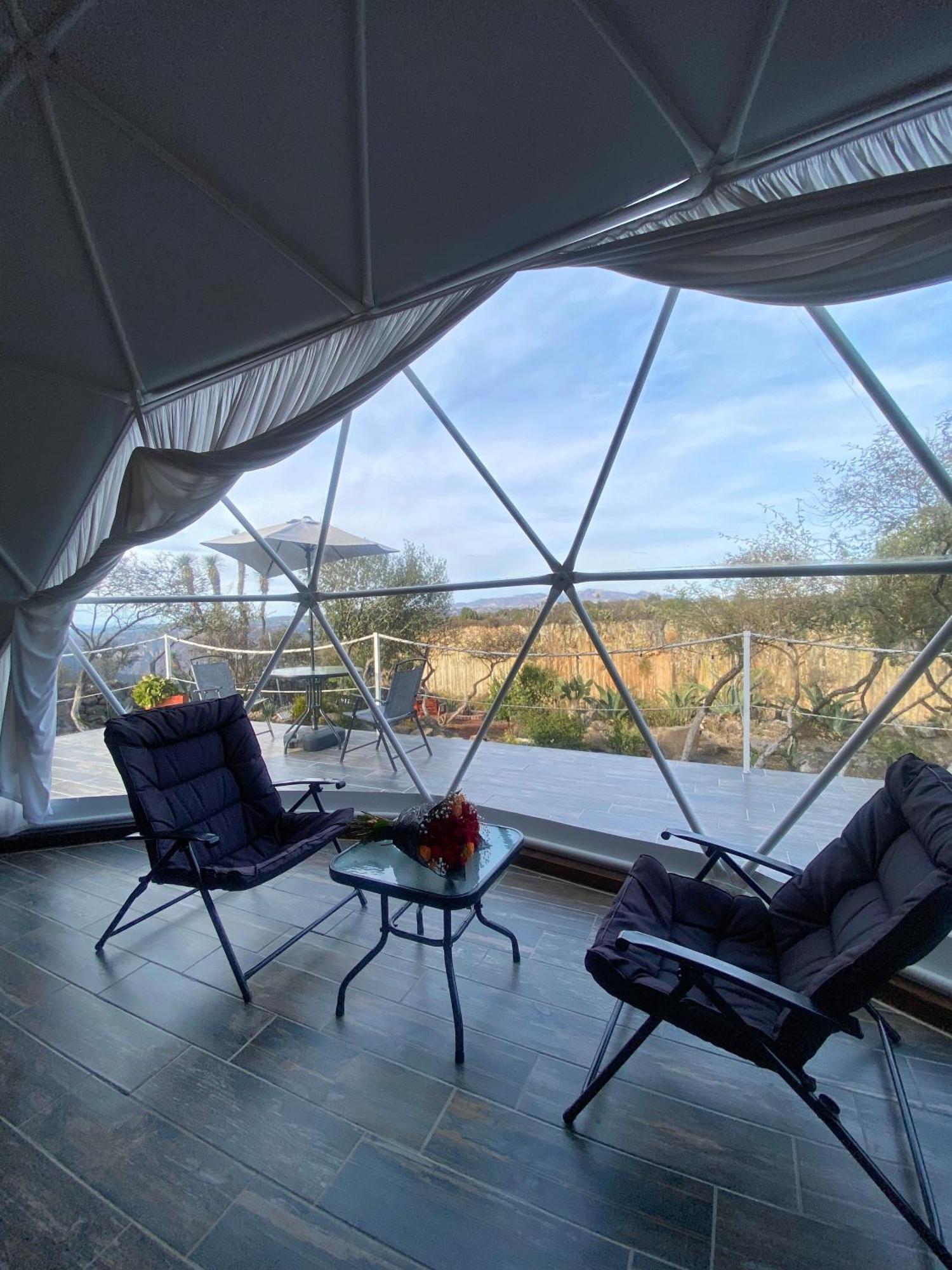 El Gato Glamping Con Vista A Prismas Basalticos Hotell Huasca de Ocampo Exteriör bild