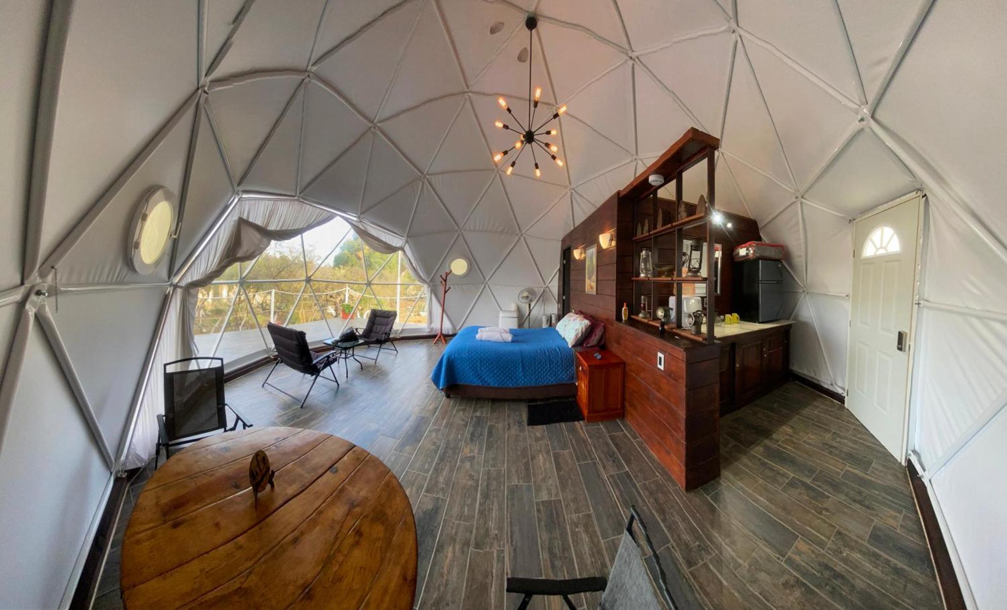 El Gato Glamping Con Vista A Prismas Basalticos Hotell Huasca de Ocampo Exteriör bild