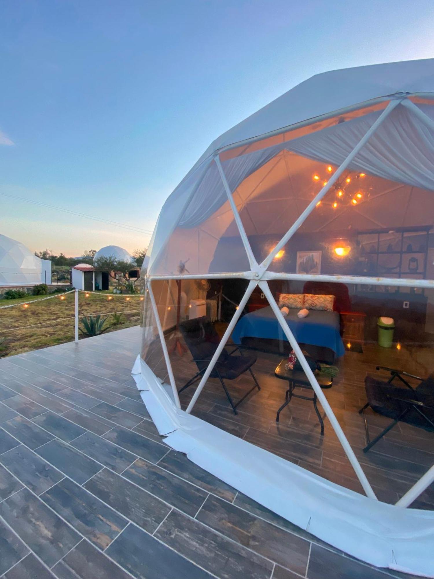 El Gato Glamping Con Vista A Prismas Basalticos Hotell Huasca de Ocampo Exteriör bild