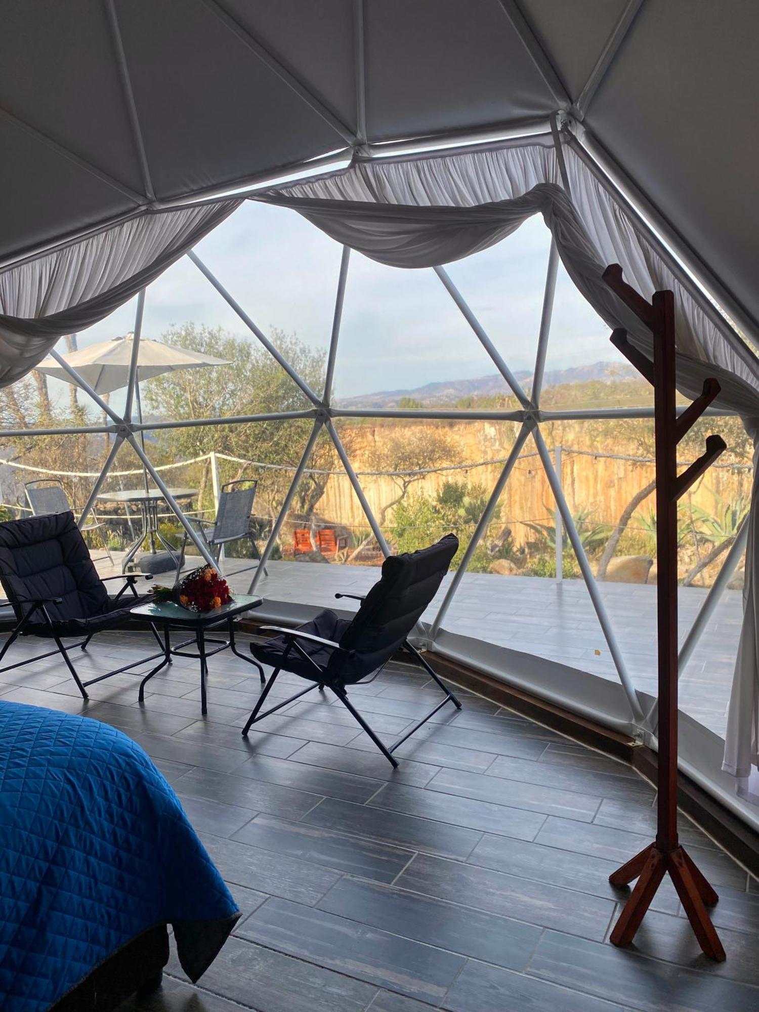 El Gato Glamping Con Vista A Prismas Basalticos Hotell Huasca de Ocampo Exteriör bild