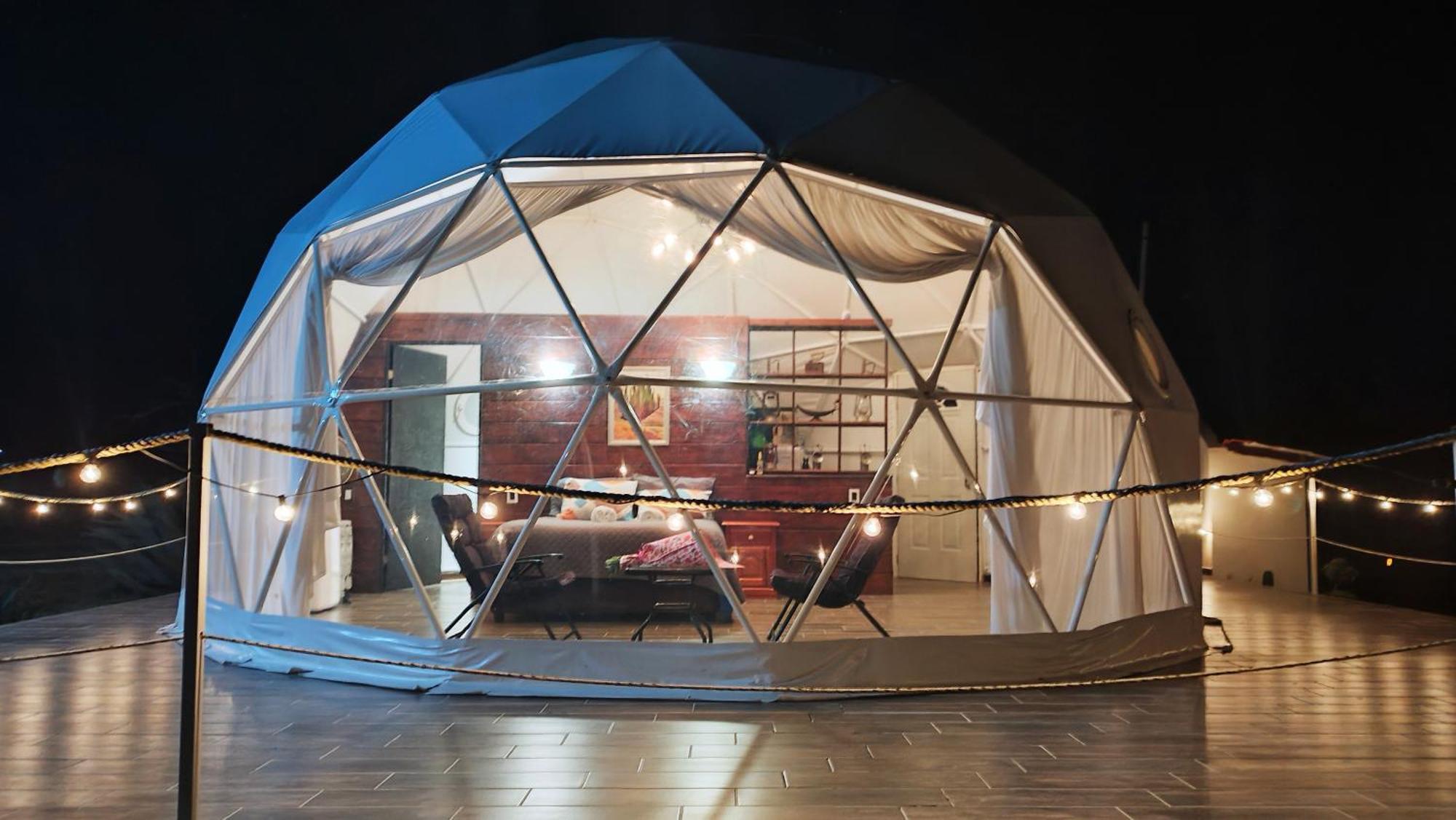 El Gato Glamping Con Vista A Prismas Basalticos Hotell Huasca de Ocampo Exteriör bild