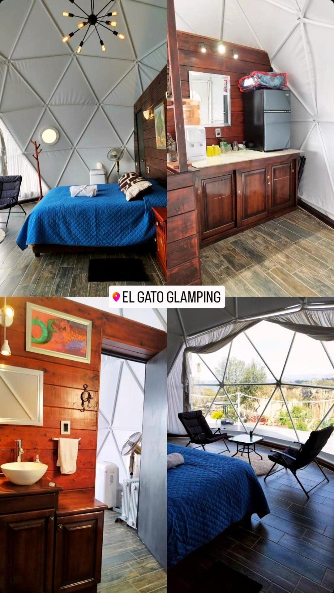 El Gato Glamping Con Vista A Prismas Basalticos Hotell Huasca de Ocampo Exteriör bild