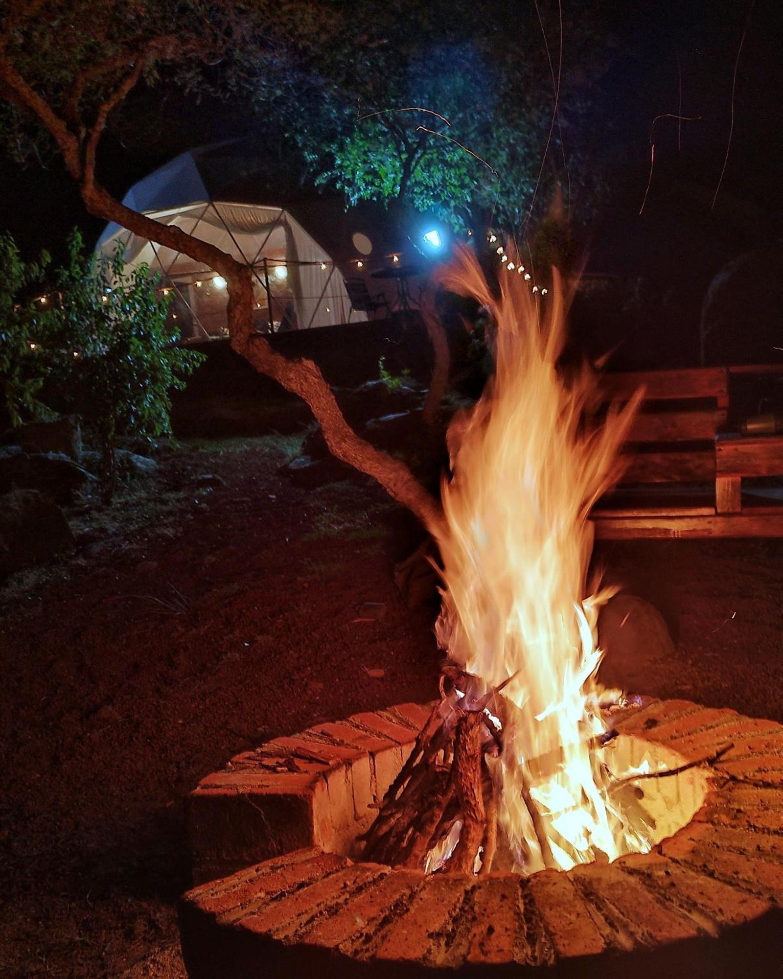 El Gato Glamping Con Vista A Prismas Basalticos Hotell Huasca de Ocampo Exteriör bild