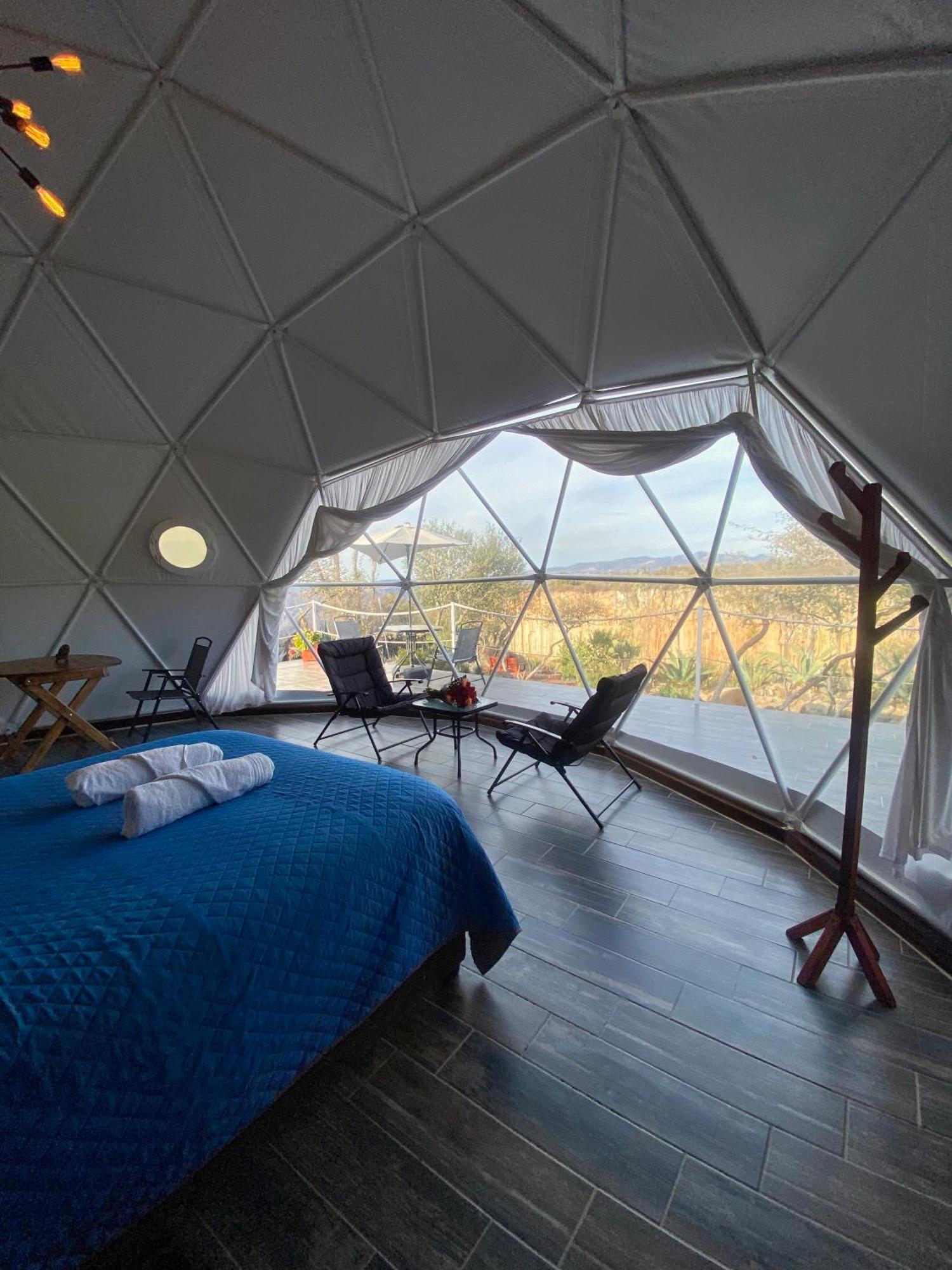 El Gato Glamping Con Vista A Prismas Basalticos Hotell Huasca de Ocampo Exteriör bild