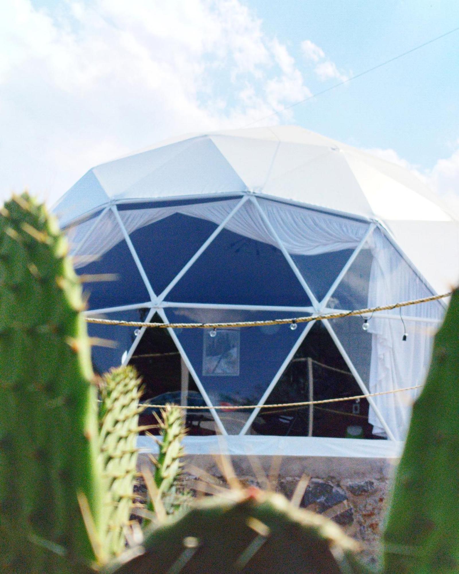 El Gato Glamping Con Vista A Prismas Basalticos Hotell Huasca de Ocampo Exteriör bild